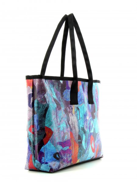 Bags Shopping bag Zargen Patchwork, blue, red, colourful