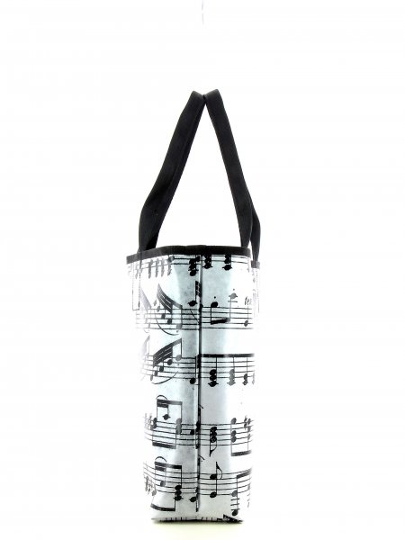 Shopping bag Taufers Taufers - XXX April Grau music, notes, gray, black