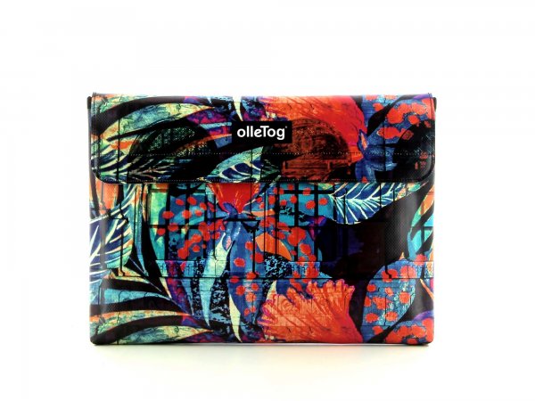 Laptop case Luttach - 13" Neudorf Abstract, red, black, blue, turquoise