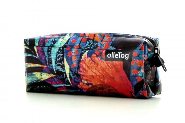 Pencil case Rabland Neudorf Abstract, red, black, blue, turquoise