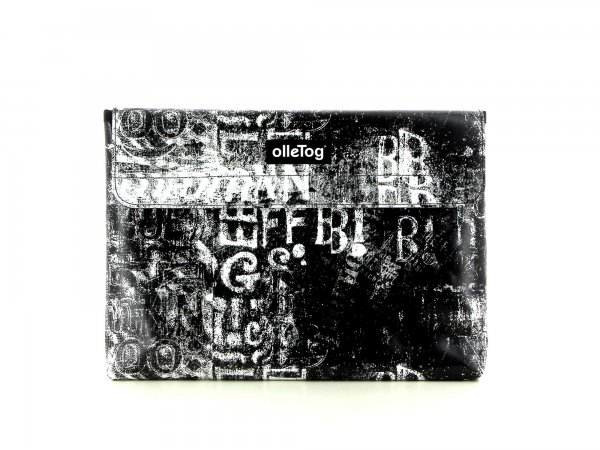 Laptoptasche Luttach - 13" Köbl schwarz, weiß, Buchstaben