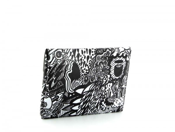 Tablet case Eggen 11'' Fenn graffiti, black & white