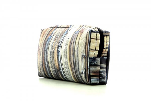Cosmetic bag Steinegg Egger Wood, wooden wall