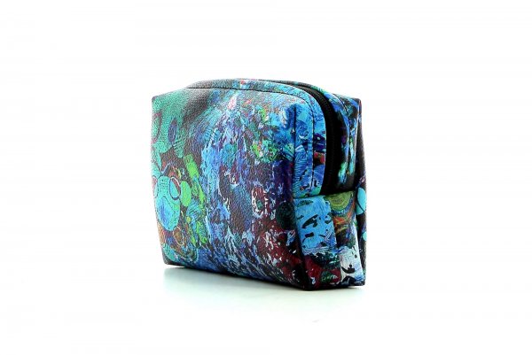 Cosmetic bag Vilpian Kompatsch Colourful, abstract, blue, green, turquoise, circle