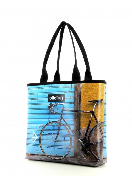 Shopper Kurzras Bari Fahrrad, Rennrad, retro, Vinage, blau, gelb, schwarz