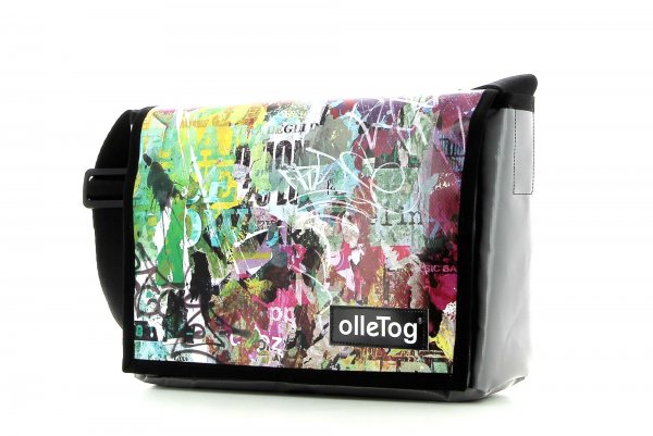 Messenger bag Eppan Meister Graffiti, Poster, Distort, Abstract, Textures, Colourful