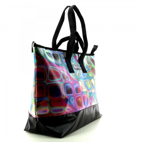 Reisetasche Georgen Talfer Geometrisch, abstrakt, bunt, rosa, blau, weis, pink