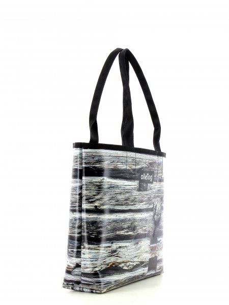 Shopping bag Kurzras Brunst Wood, log house, wooden wall