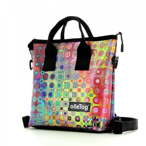 Backpack bag Siebeneich Seminar abstract, dots, multicoloured