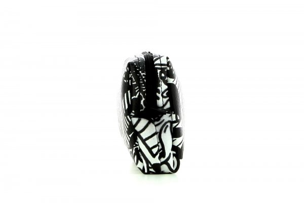 Cosmetic bag Steinegg Fenn graffiti, black & white