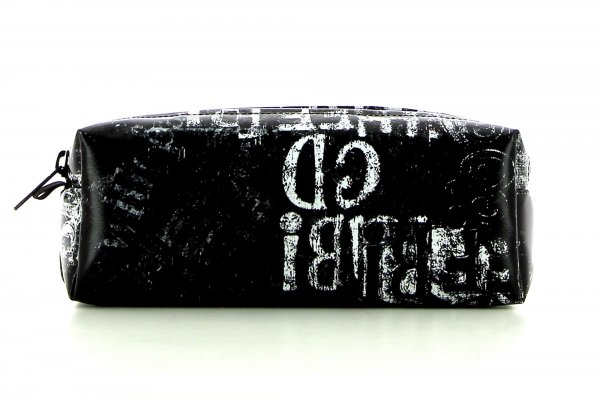 Pencil case Rabland Köbl black, white, letters