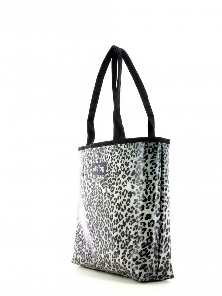 Shopper Kurzras Treib Leopardenmuster, braun, schwarz, grau