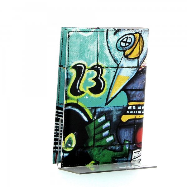 Notebook Laas - A6 Karpov Abstract, colourful, green, turquoise, white, comic