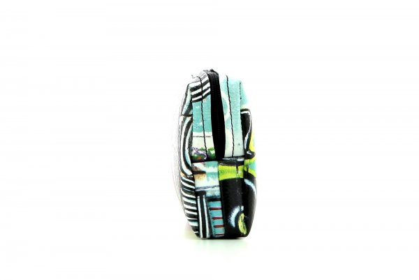 Cosmetic bag Steinegg Karpov Abstract, colourful, green, turquoise, white, comic