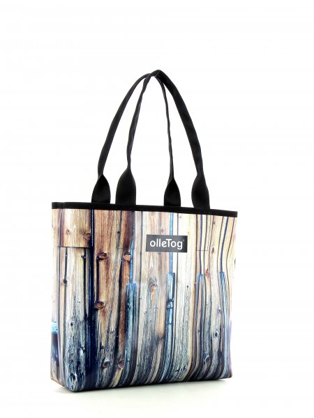 Shopping bag Kurzras Egger Wood, wooden wall