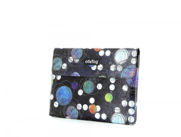 Tablet case Eggen 11'' Selva dots, black, colored, white, blue