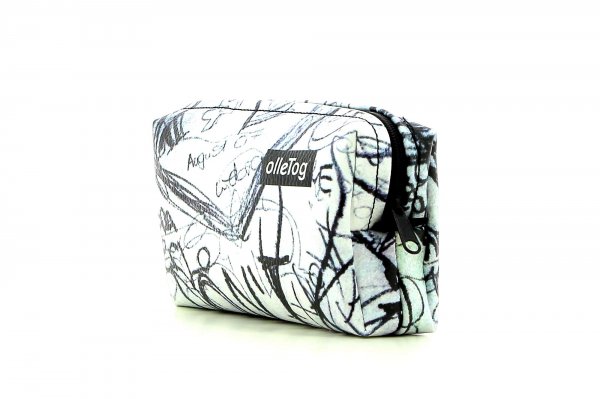Kosmetiktasche Steinegg Wird schwarz, weiß, zweifarbig, graffiti