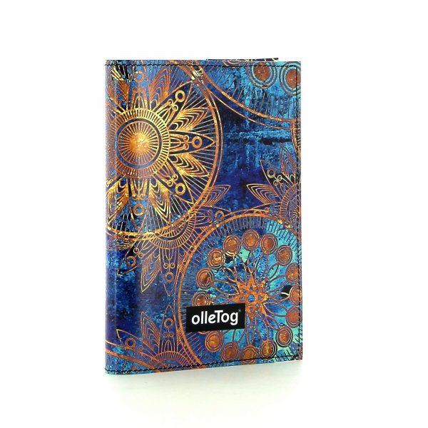 Notebook Laas - A6 San Marco flowers, blue, gold, yellow