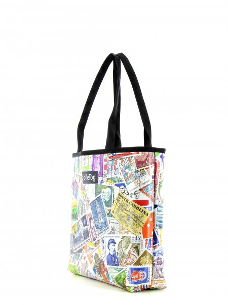 Shopping bag Kurzras Tschir Stamp, coloured
