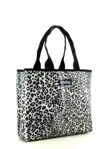 Shopping bag Taufers Treib leopard, brown, black, gray