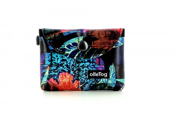 Accessory Wallet Neudorf Abstract, red, black, blue, turquoise
