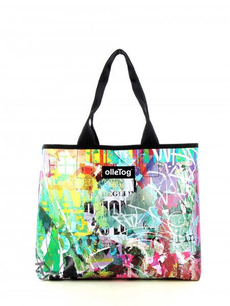 Shopping bag Taufers Meister Graffiti, Poster, Distort, Abstract, Textures, Colourful