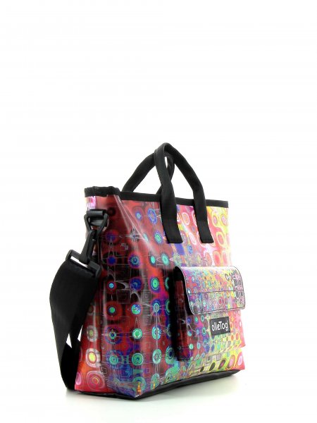 Shopping bag Tschars Seminar abstract, dots, multicoloured