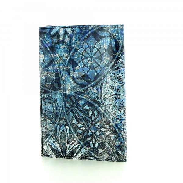 Notebook Laas - A6 Lafeid Blue, Grey, Flowers, Retro, Circles