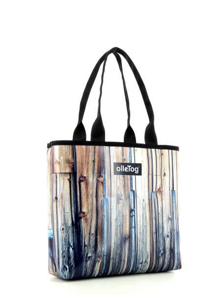 Shopping bag Kurzras Egger Wood, wooden wall