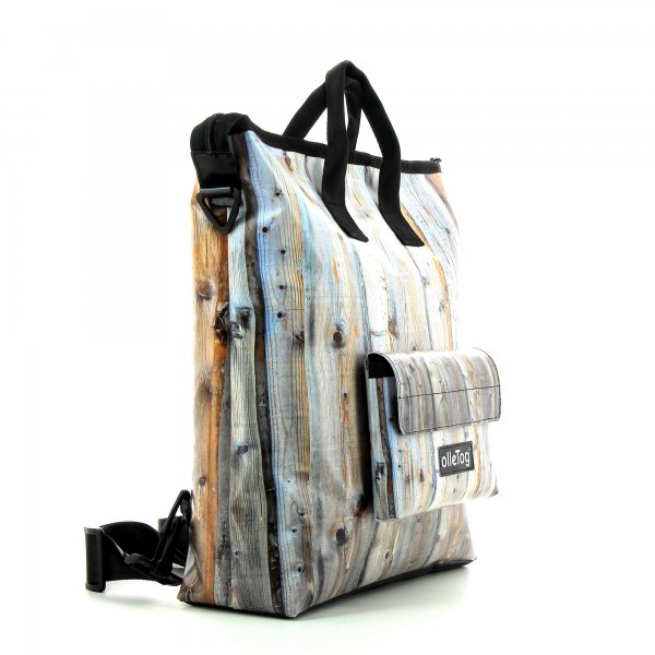 Backpack bag Pfalzen Saldur Door, wooden door, brown