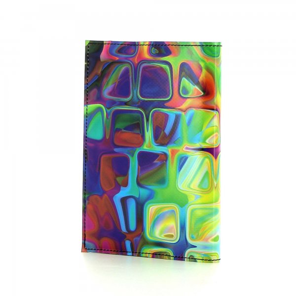 Notebook Laas - A6 Fleimstaler geometric, abstract, colorful, yellow, blue, pink, red, orange