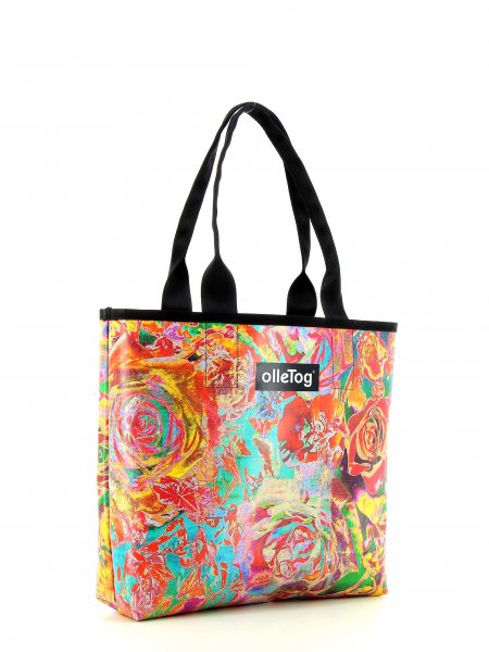 Bags Fuehrmann Roses, red, turquoise, fuchsia, flowers