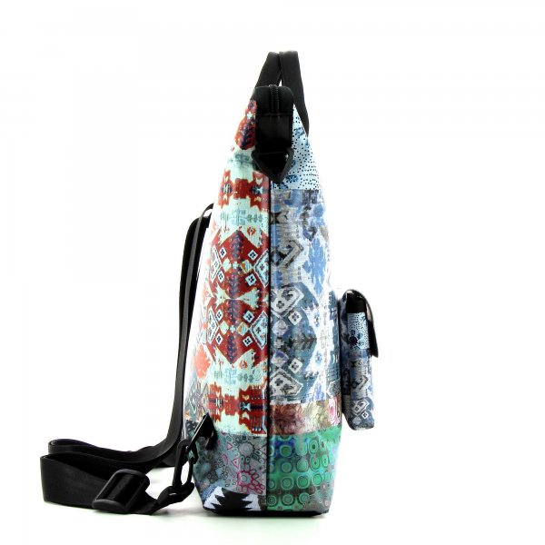 Backpack bag Pfalzen Puni Patchwork, flowers, pattern, colourful, texture