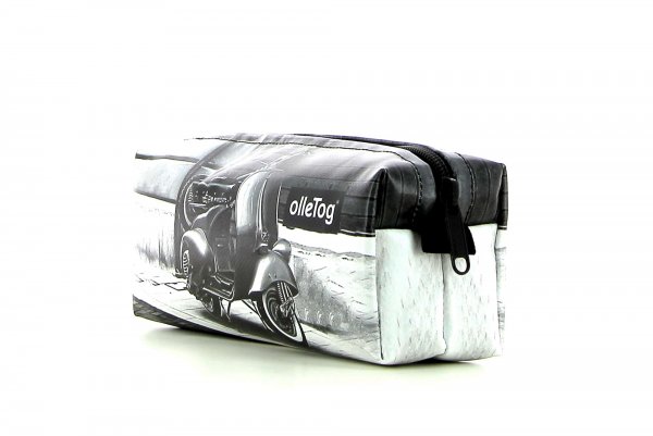 Pencil case Rabland Trafoi motorcycle, vespa, retro, vintage, white, black