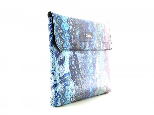 Laptop case Pfatten - 15" Hasl Abstract, Blue, Lilla, Turquoise, Lines, Vintage
