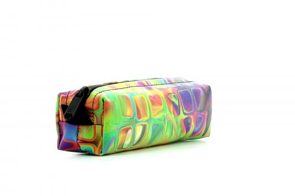 Pencil case Marling Fleimstaler geometric, abstract, colorful, yellow, blue, pink, red, orange