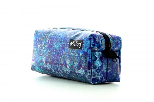 Pencil case Rabland Soeles blue, grey, turquoise, texture, carpet