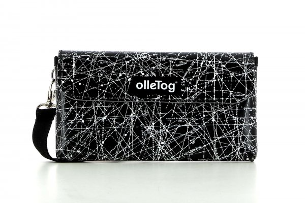 Phone bag Vahrn Montog black, white, lines, fonts, two-colour, starry sky