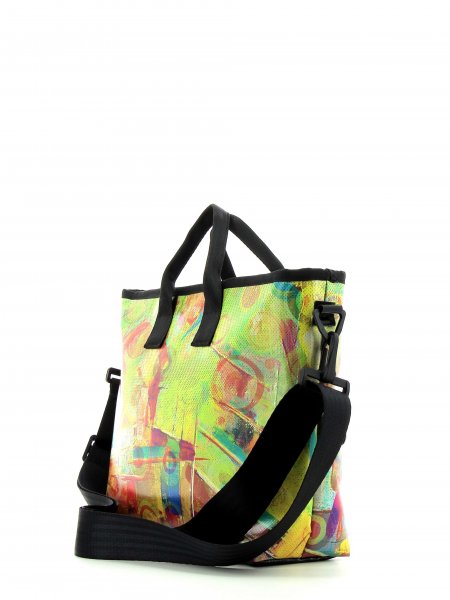 Shopping bag Tschars Zinnwiesen Yellow, Green, Abstract, Circles, Colorful
