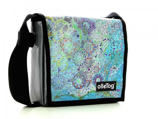 Messenger bag Glurns Grant Turquoise, pattern, balu, violet, yellow, colourful
