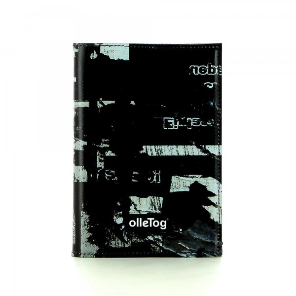 Notebook Laas - A6 Braun Vintage, text, black, gray