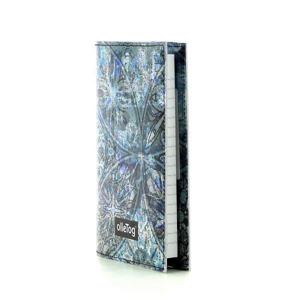 Notebook Laas - A6 Lafeid Blue, Grey, Flowers, Retro, Circles