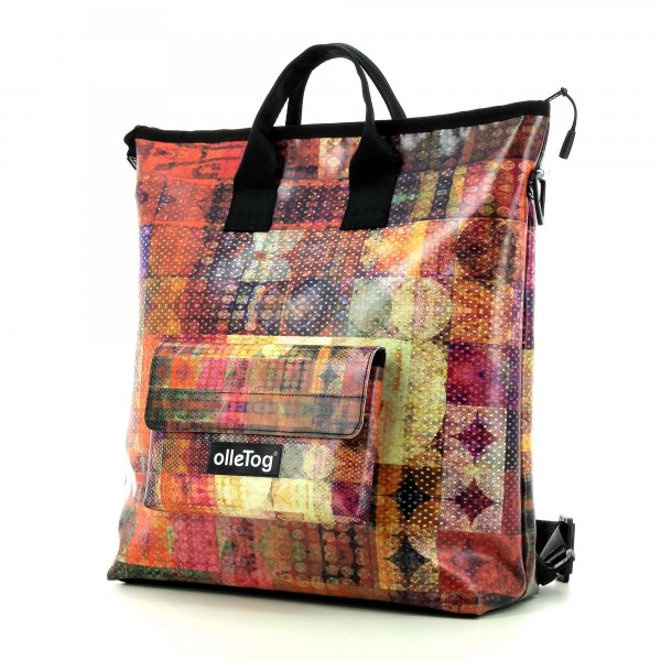 Backpack bag Pfalzen Riegel Red, Check, Pattern, Squares, circle