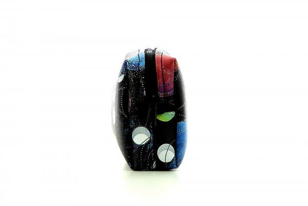 Cosmetic bag Steinegg Selva dots, black, colored, white, blue