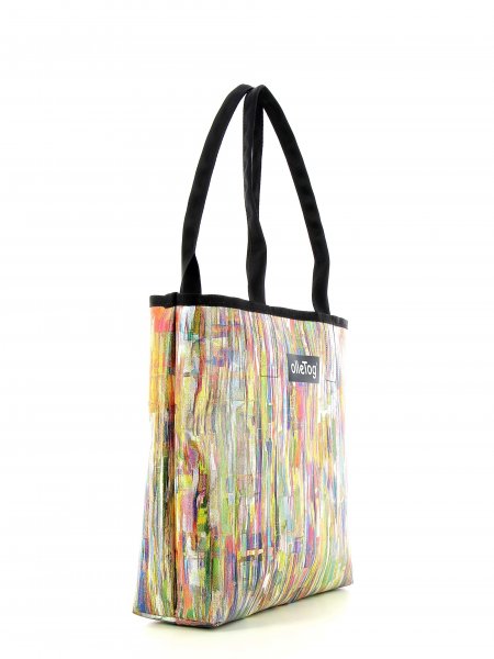 Shopping bag Kurzras Zafig Colorful, Pattern, Strip