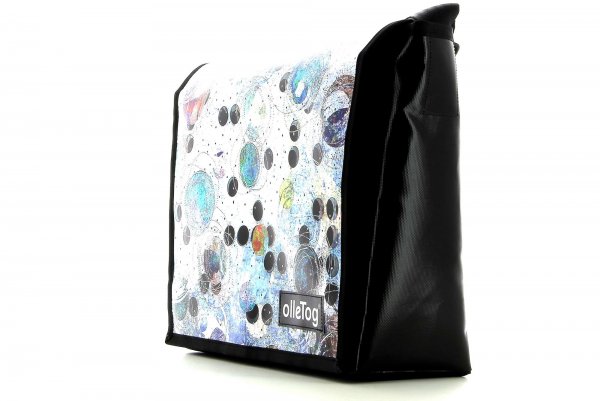 Bags Messenger bag Furgl Circles, dots, light, blue, white