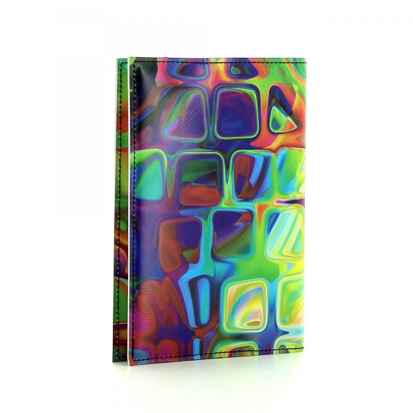 Notebook Laas - A6 Fleimstaler geometric, abstract, colorful, yellow, blue, pink, red, orange