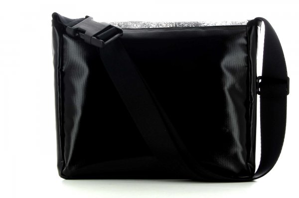 Messenger bag Bruneck Furkel Elegant, door, metal, black, dark