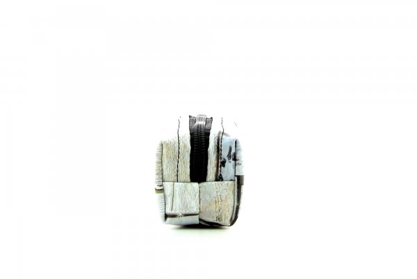 Federmäppchen Marling Plafat geometrisch, weiß, grau, streifen, quadrat, Mauer
