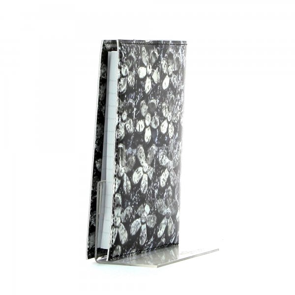 Notebook Laas - A6 Elsler flowers, gray, black